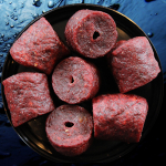 Halibut Red 8mm (z dziurką) - obrazek 2