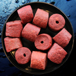 Halibut Red (z dziurką) 14mm - obrazek 2