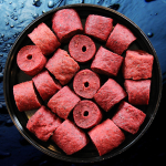 Halibut Red (z dziurką) 8mm - obrazek 2